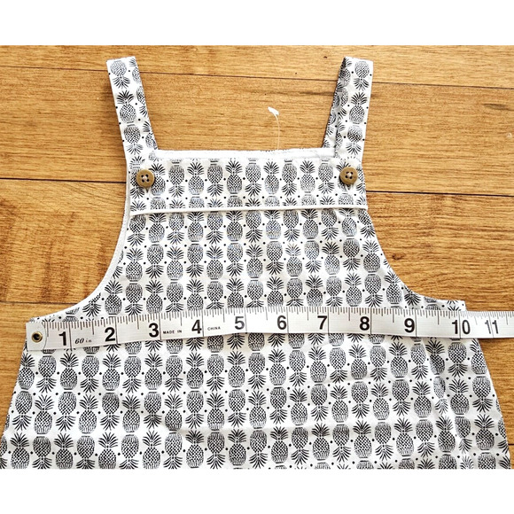 Janie And Jack Baby Boys 12 to 18 Months Pineapple Black & White Romper Summer - Picture 7 of 9